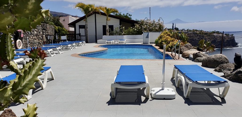 Piscina de agua salada del complejo